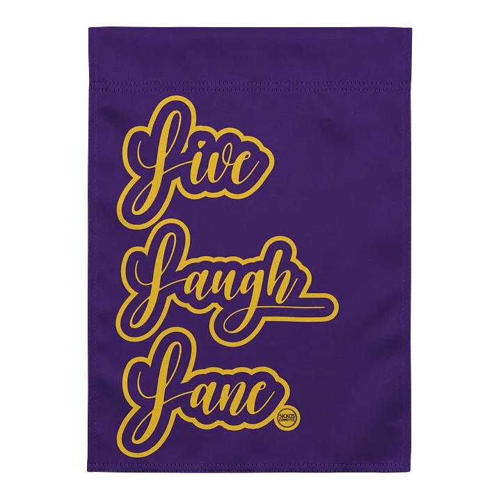 Live Laugh Lane 2 Sided Garden Flag product image (2)