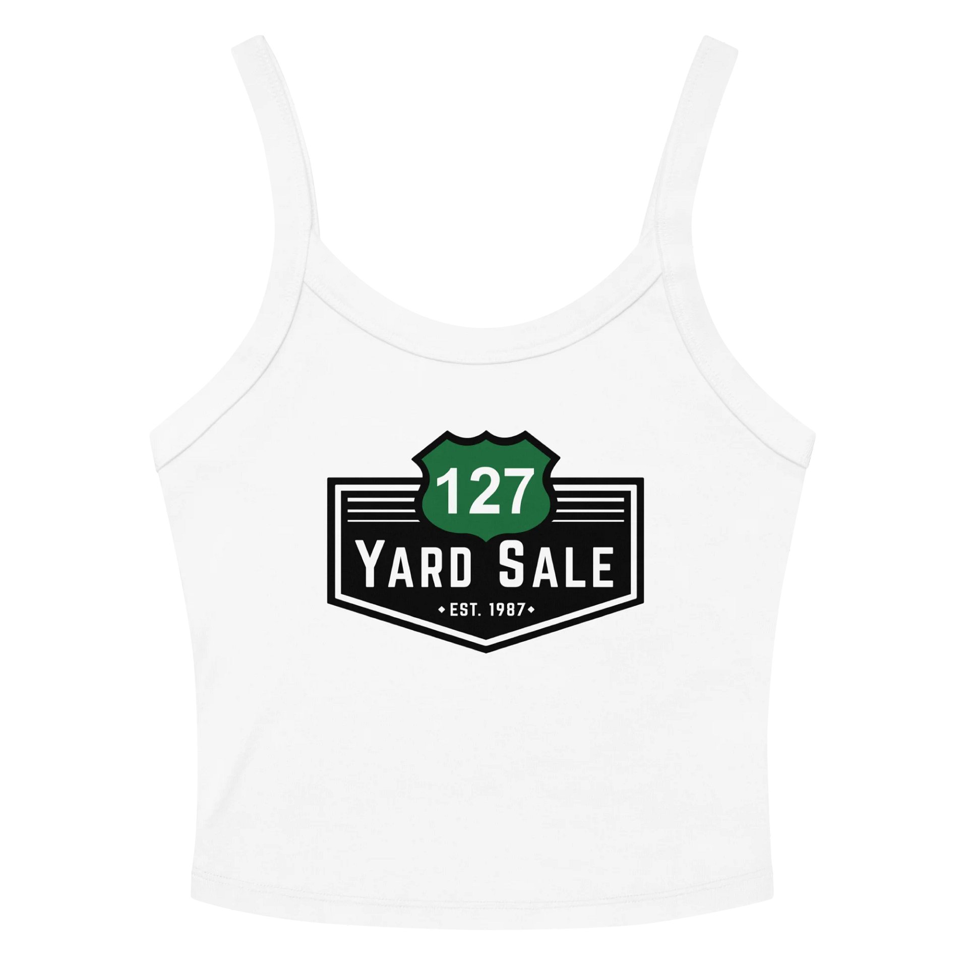 127 Yard Sale (2025) Vintage - Bella+Canvas Women's Micro-Rib Tank Top - White product image (3)