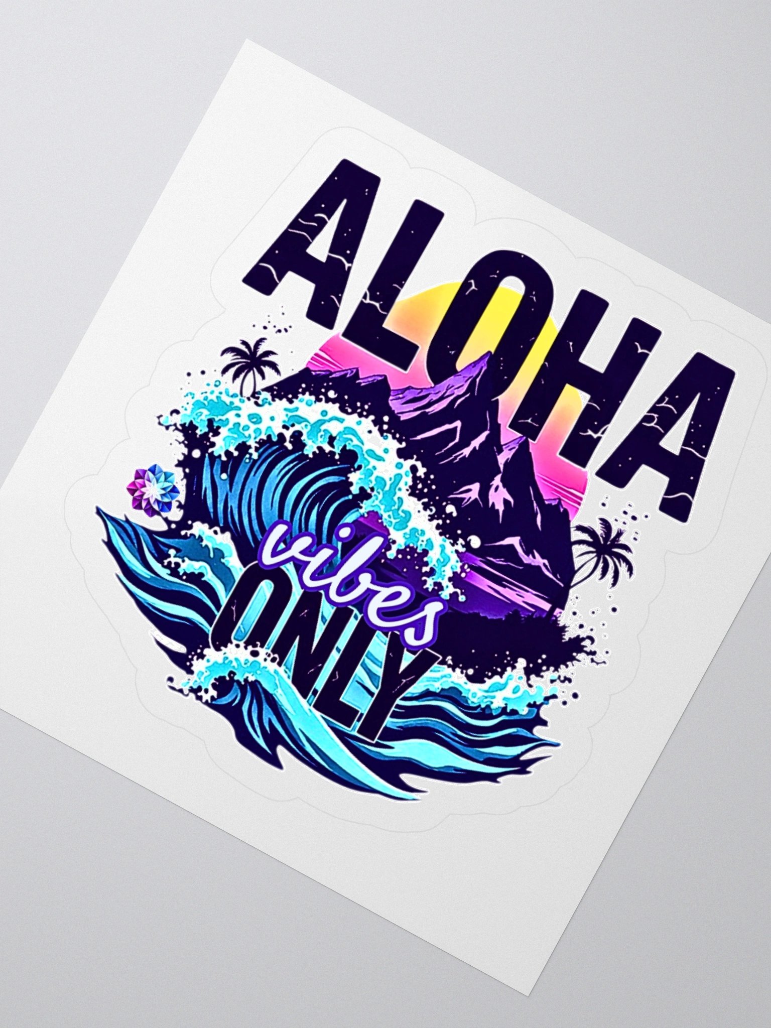 Aloha Vibes Only Sticker product image (4)