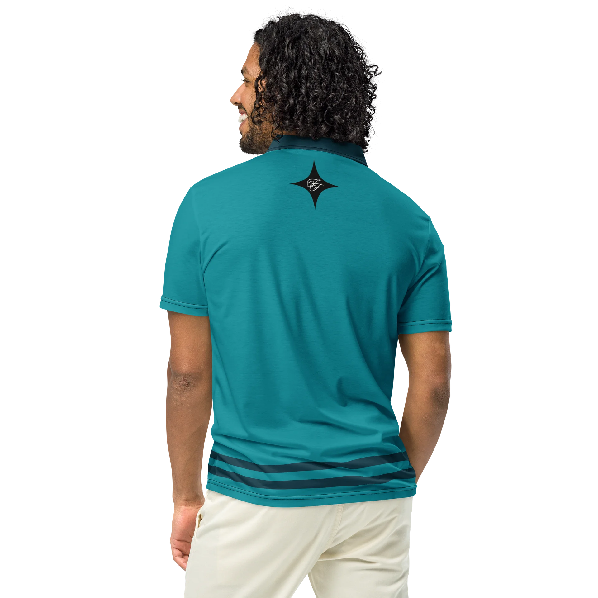 F&F Big Script Mariner Slim Fit Polo Shirt product image (5)