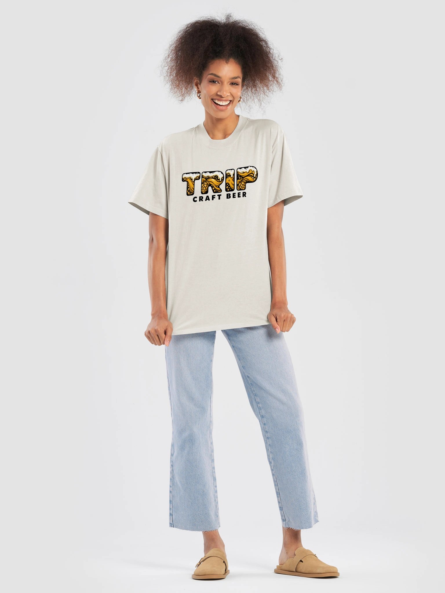 TRIP – Unisex Oversized Craft Beer T-Shirt product image (7)