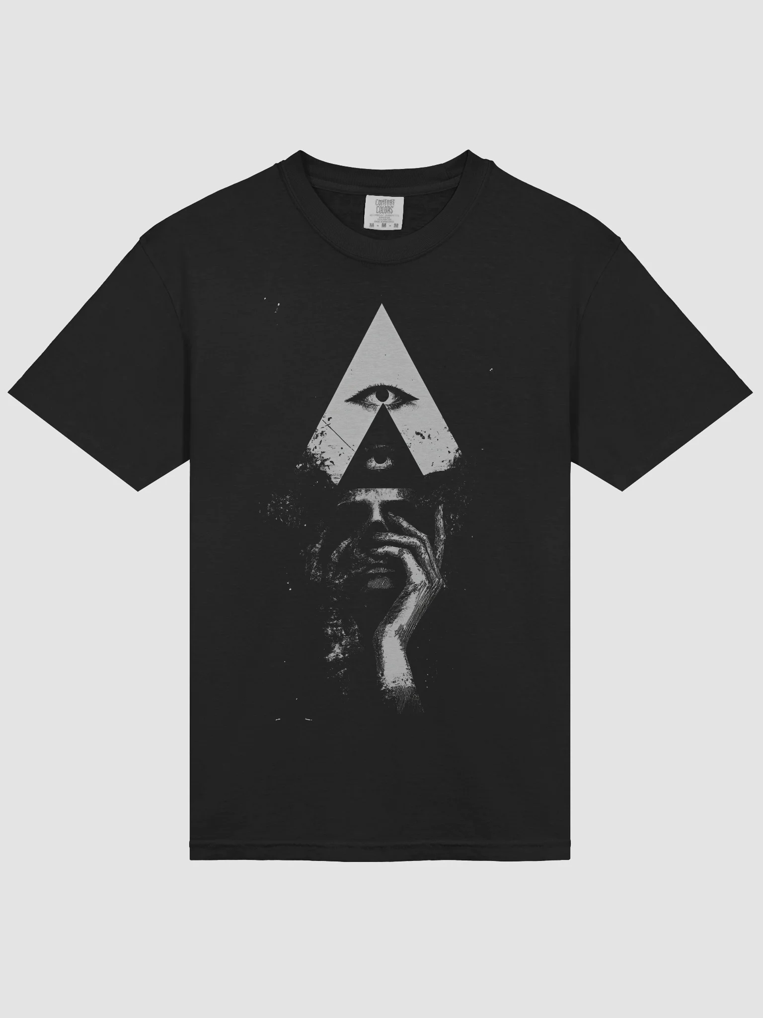 Pyramid Serpent Eye Black Short-Sleeve Graphic T-Shirt product image (3)