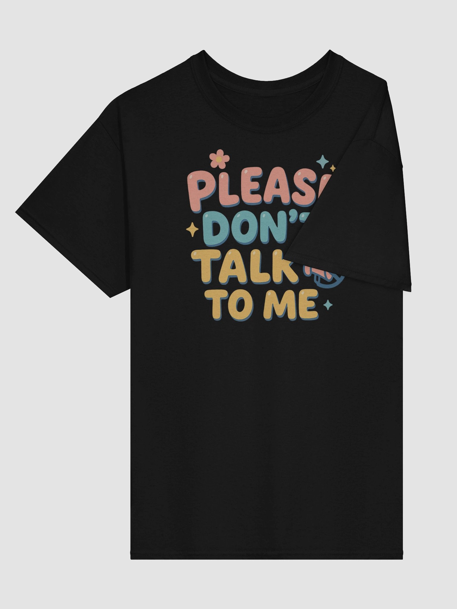 Anti-Social But Adorable – “Please Don’t Talk to Me” Tee product image (3)