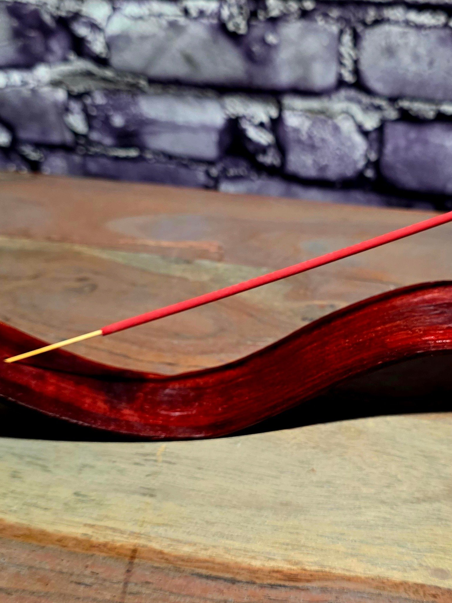 Padauk Ascension Incense Holder product image (4)