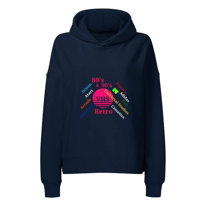 Retro VHS Dreams Organic Hoodie product image (1)