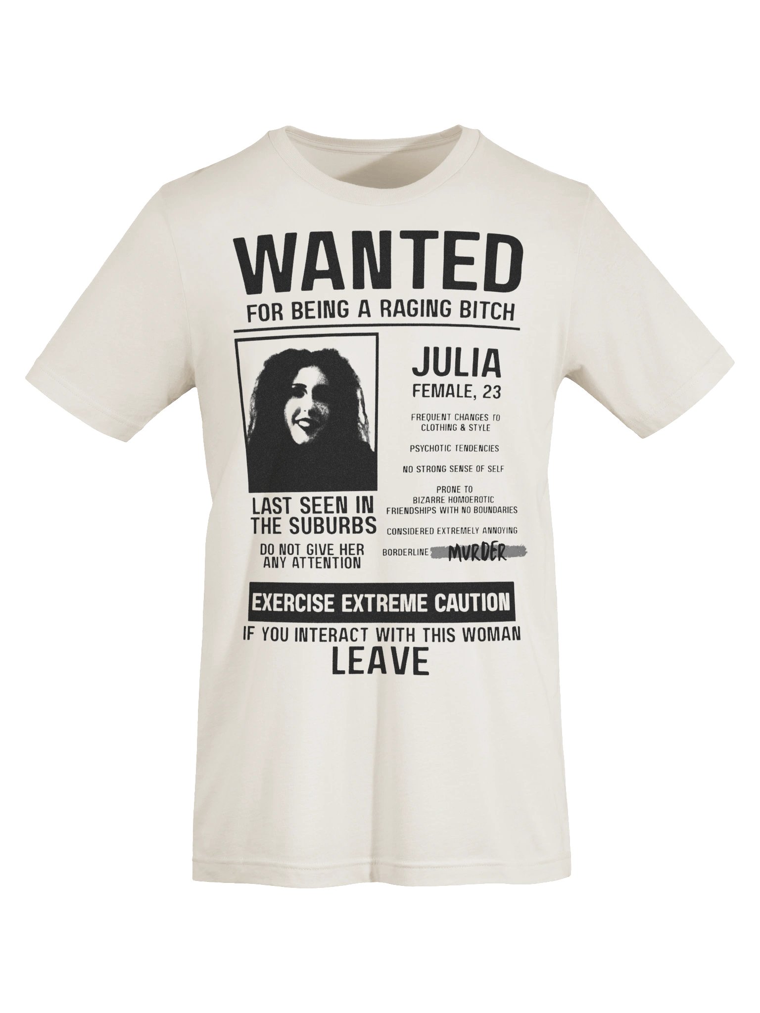POSTMORTEM Wanted T-Shirt (White) product image (5)