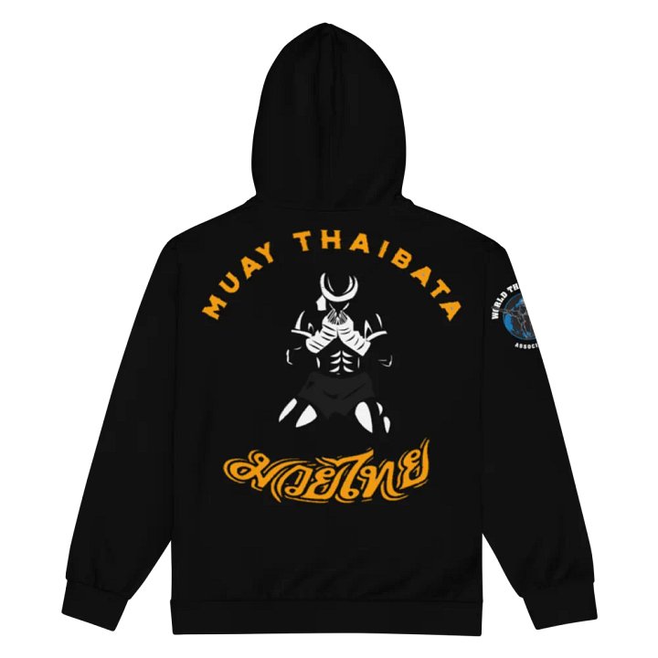Muay Thaibata Black Hoodie product image (2)