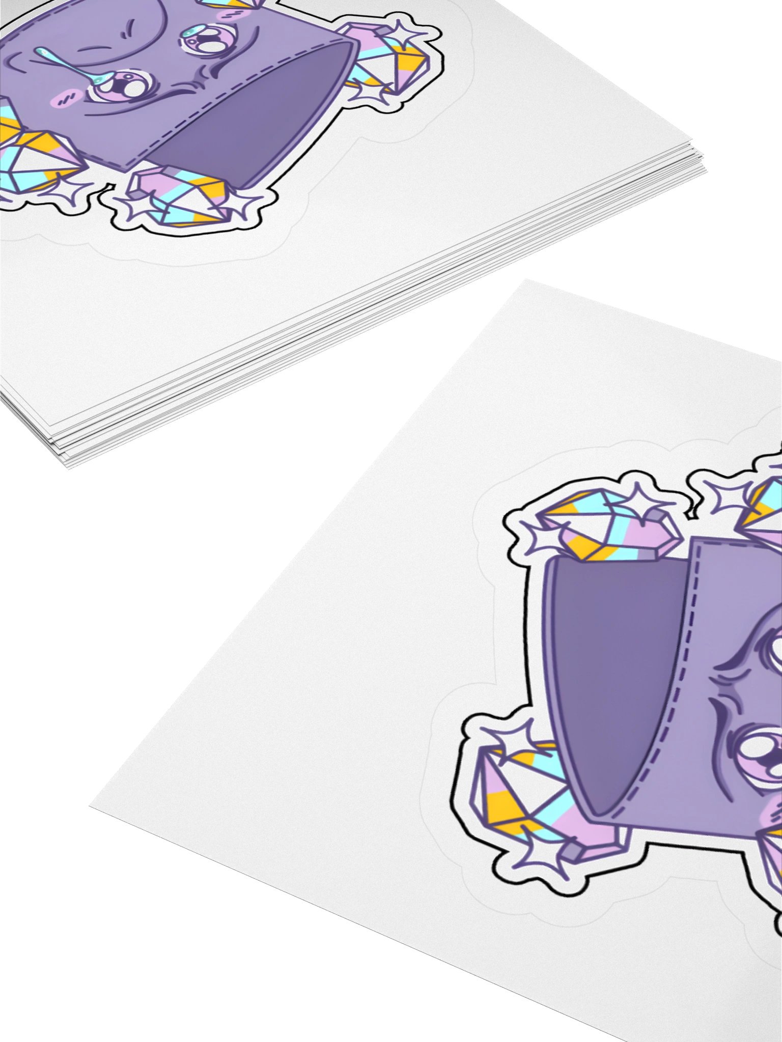 Sad Wallet-Kun Sticker product image (7)