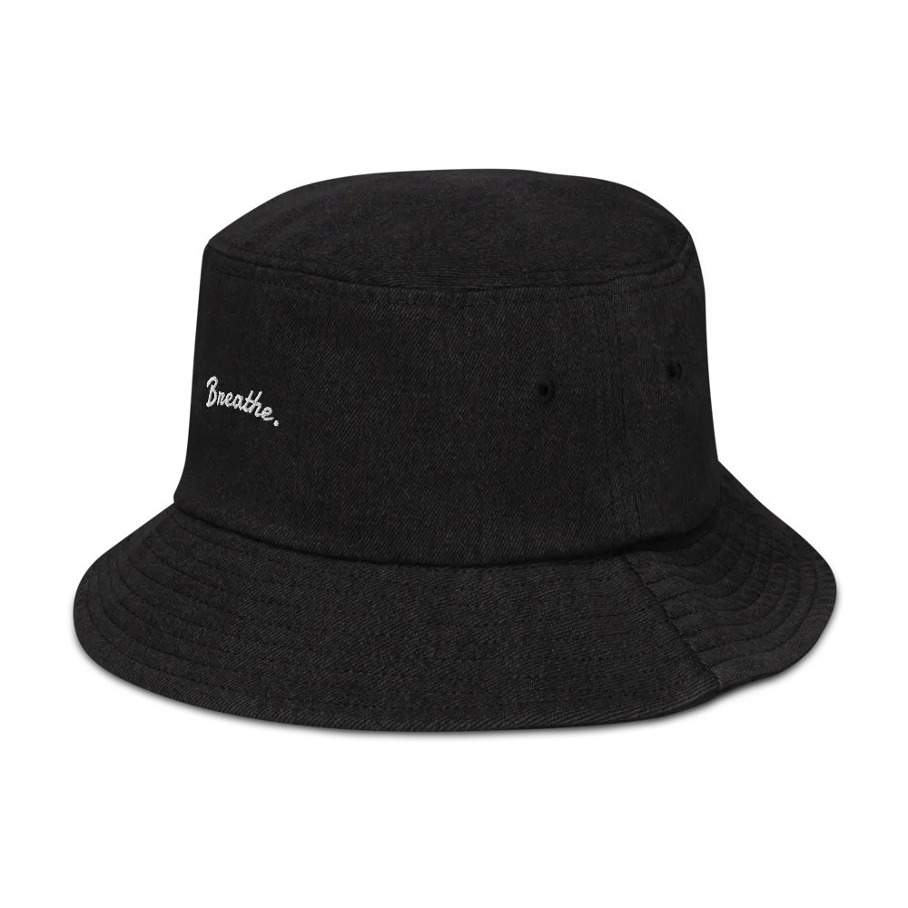Breathe. ⏐ Bucket Hat ⏐ Black product image (4)