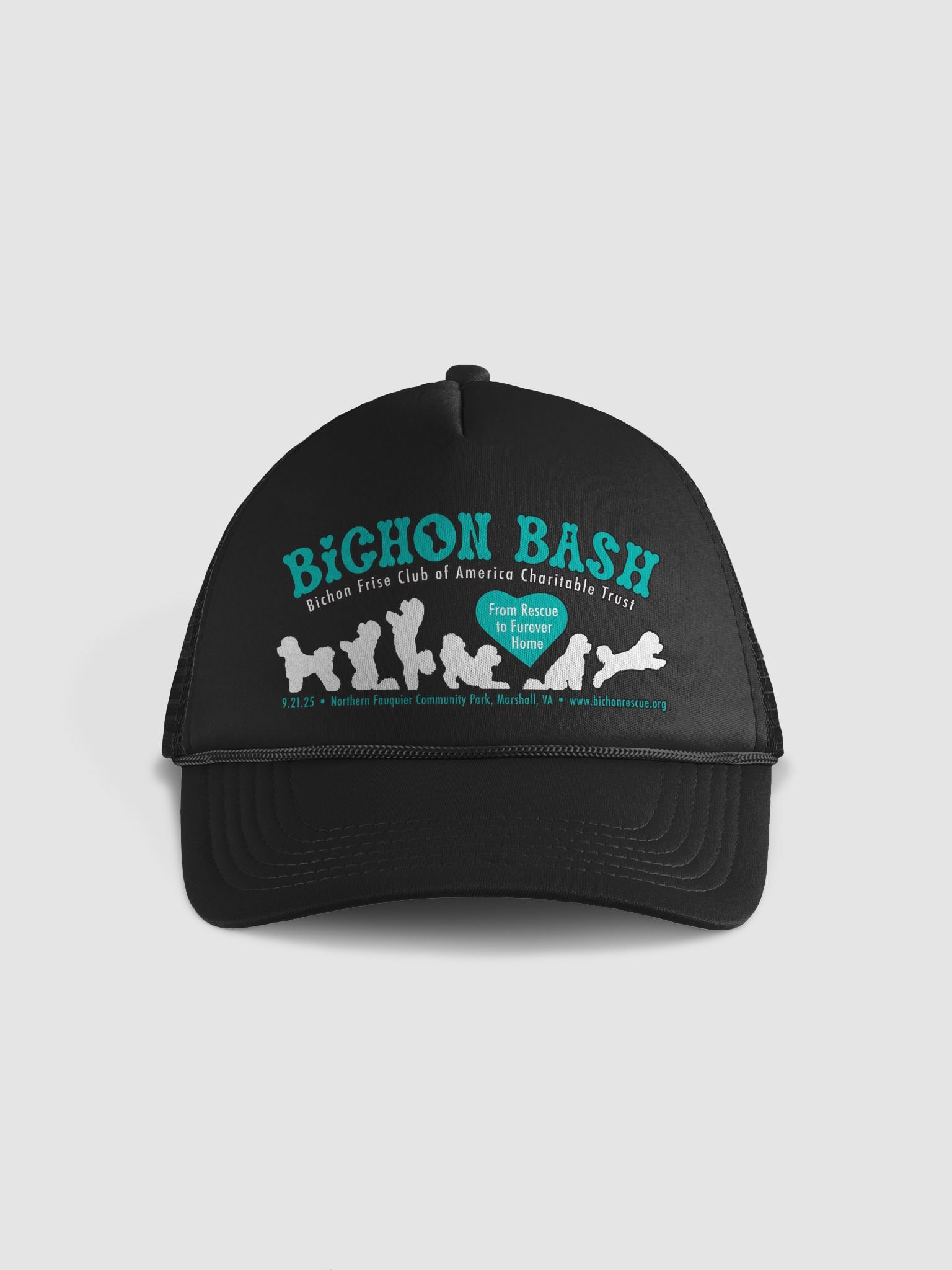 BFCACT Bichon Bash Trucker Hat product image (1)