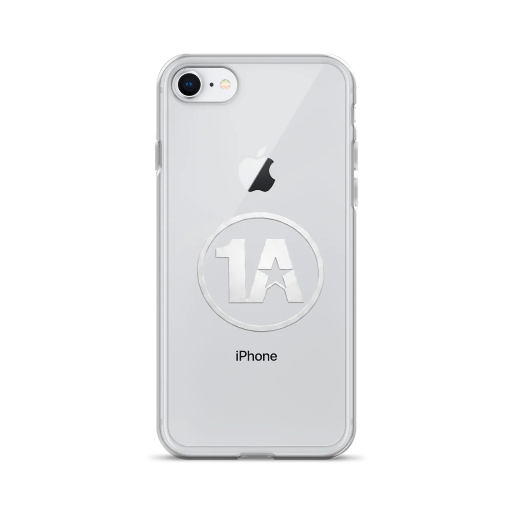 1A Metallic Logo Clear iPhone Case product image (28)
