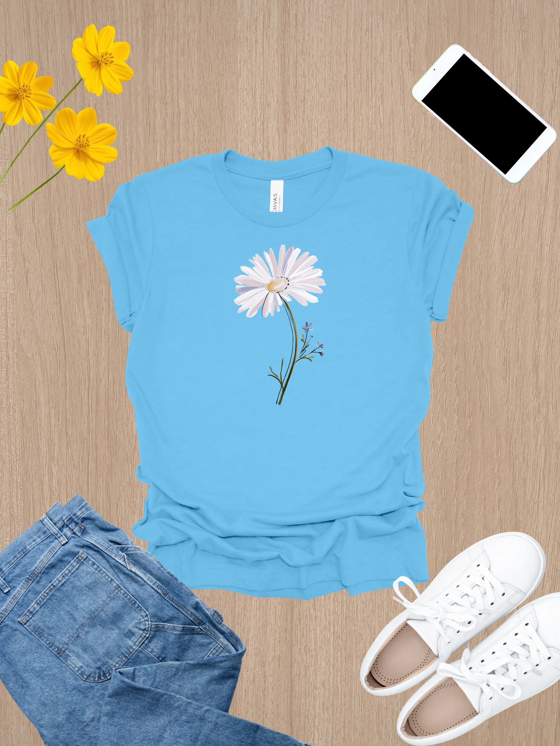 The Soft Floral Daily Tee product image (1)
