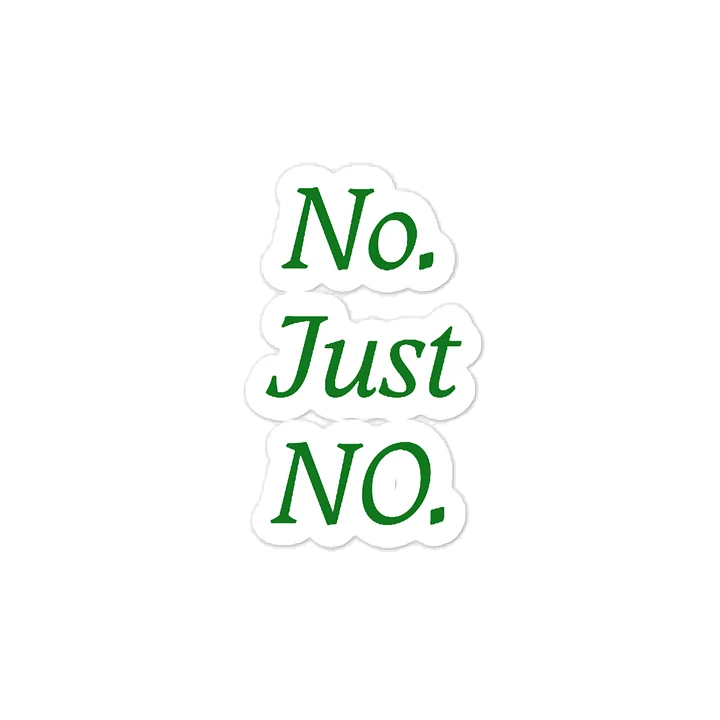 No Quote Sticker product image (1)