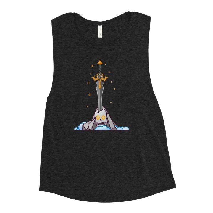 Sword in the Skull - Argent Variation - Women's Style Muscle Tank product image (2)