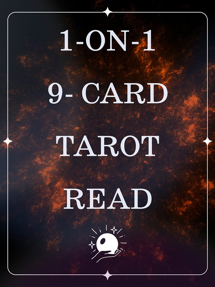 1-on-1: 9-Card Tarot Reading product image (1)