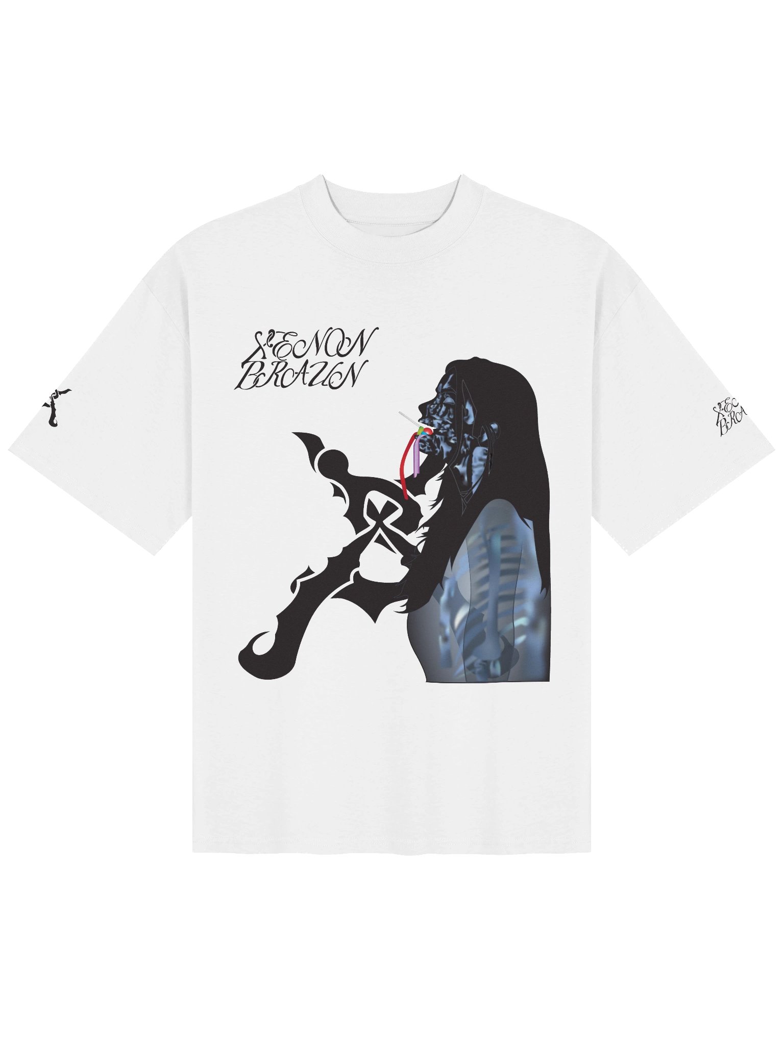Radiology Subject Confection Indulgence Xenon Braun Tee White product image (1)