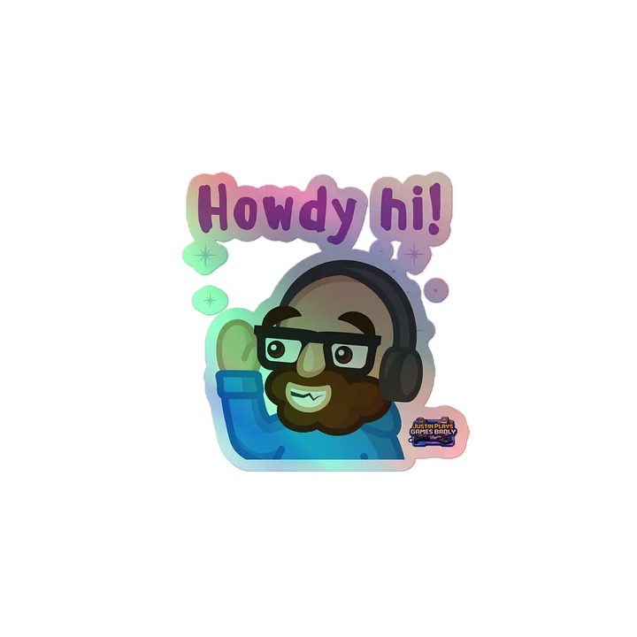 Howdy Hi Sticker product image (1)