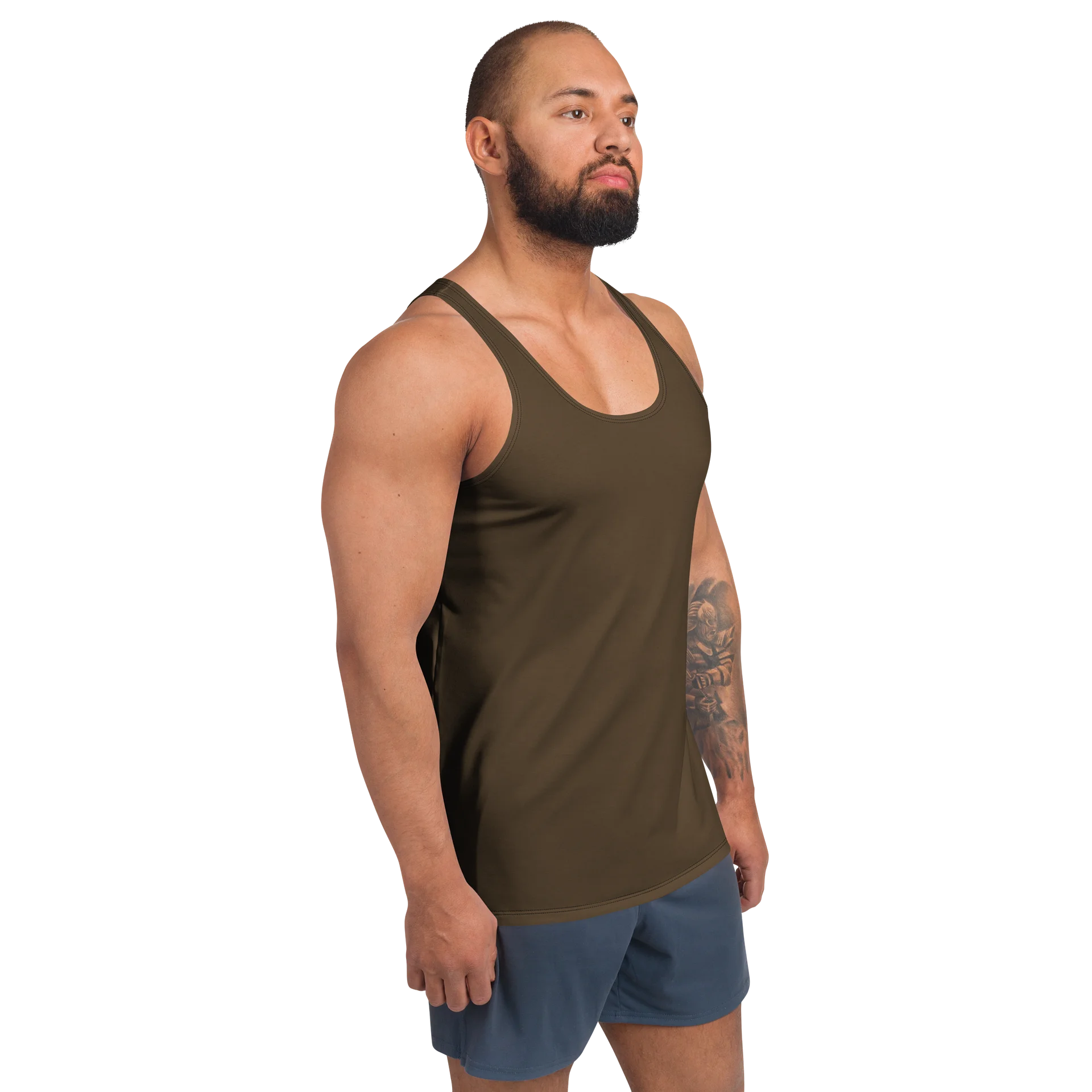 Minimal Brown Tank Top product image (3)