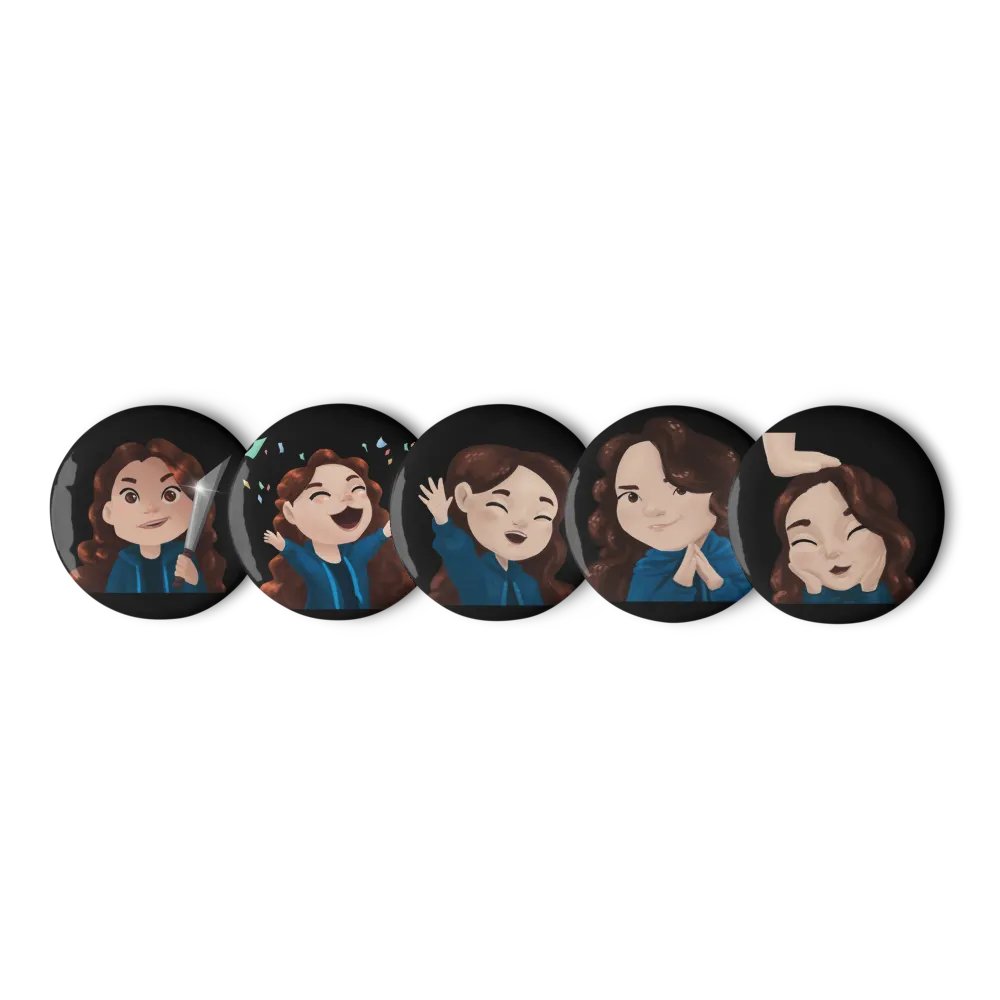 Goddess Ari Emotes 1 Pins product image (3)