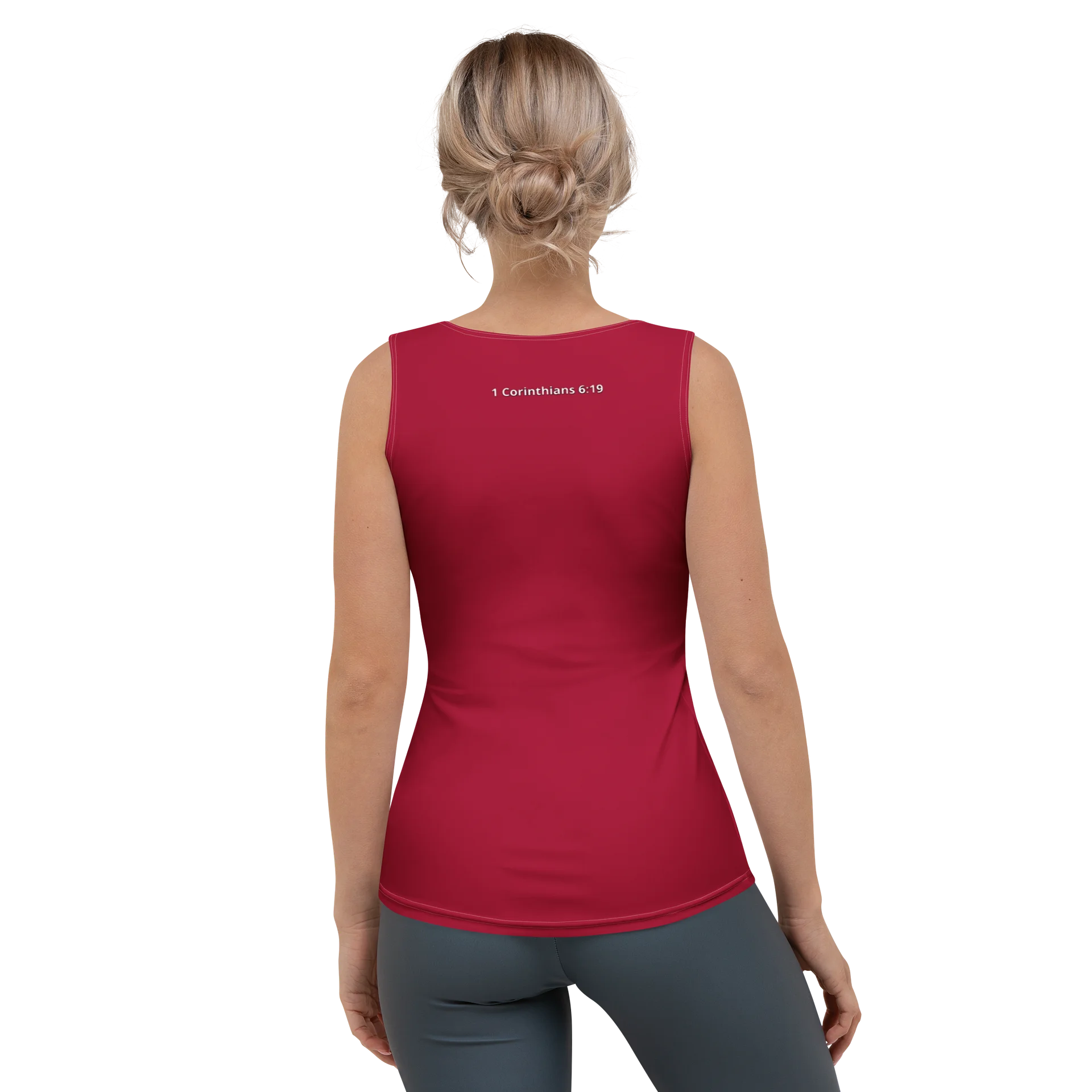 His House Womens Performance Tank - Red product image (2)