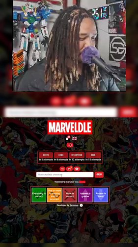 Comic Marveldle for July 30 - I thought the quote was useless.... but then I was wrong #comics #marvel #marveldle
