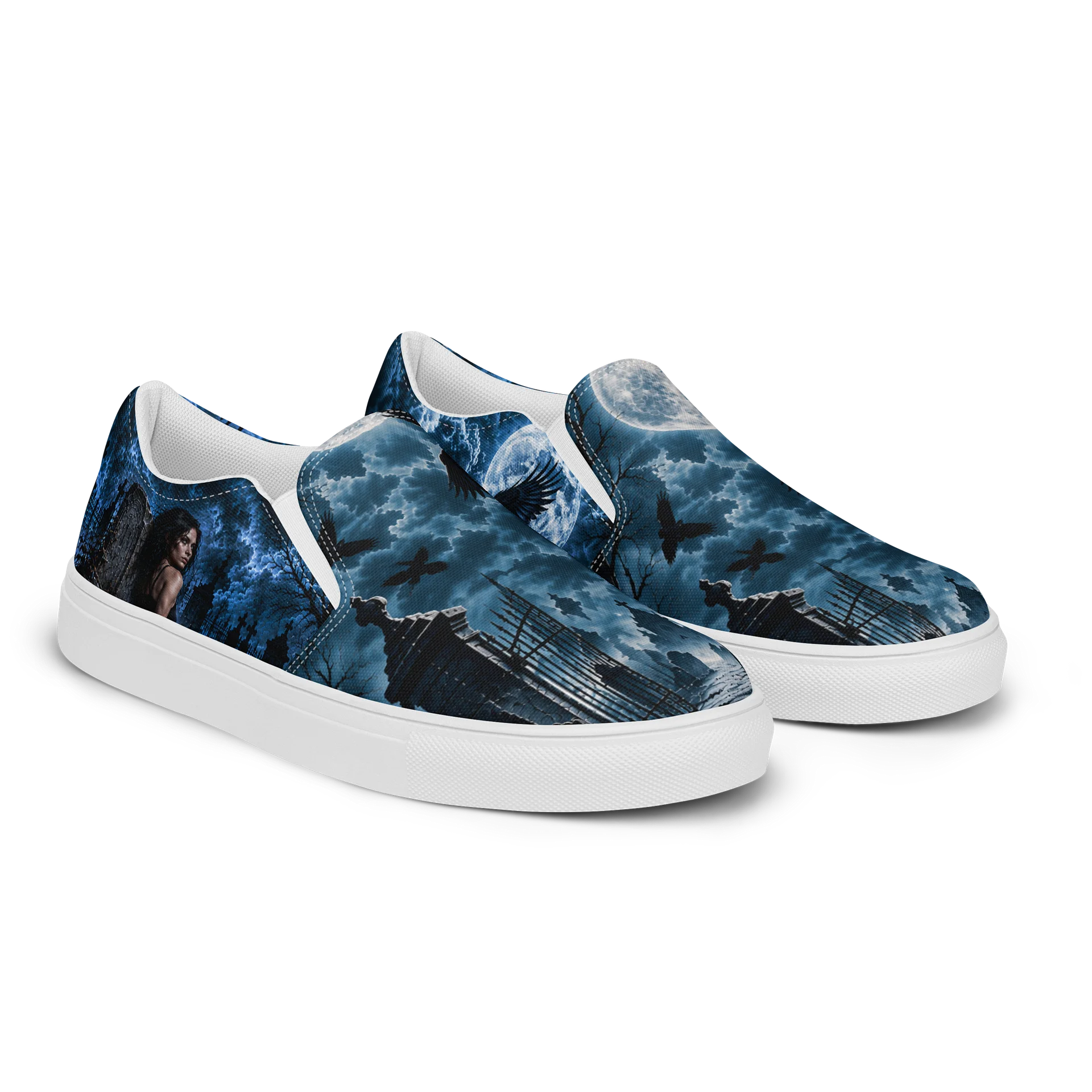 RST Publishing — Sam & Bruce Haunted Cemetery Slip-On Sneakers product image (2)
