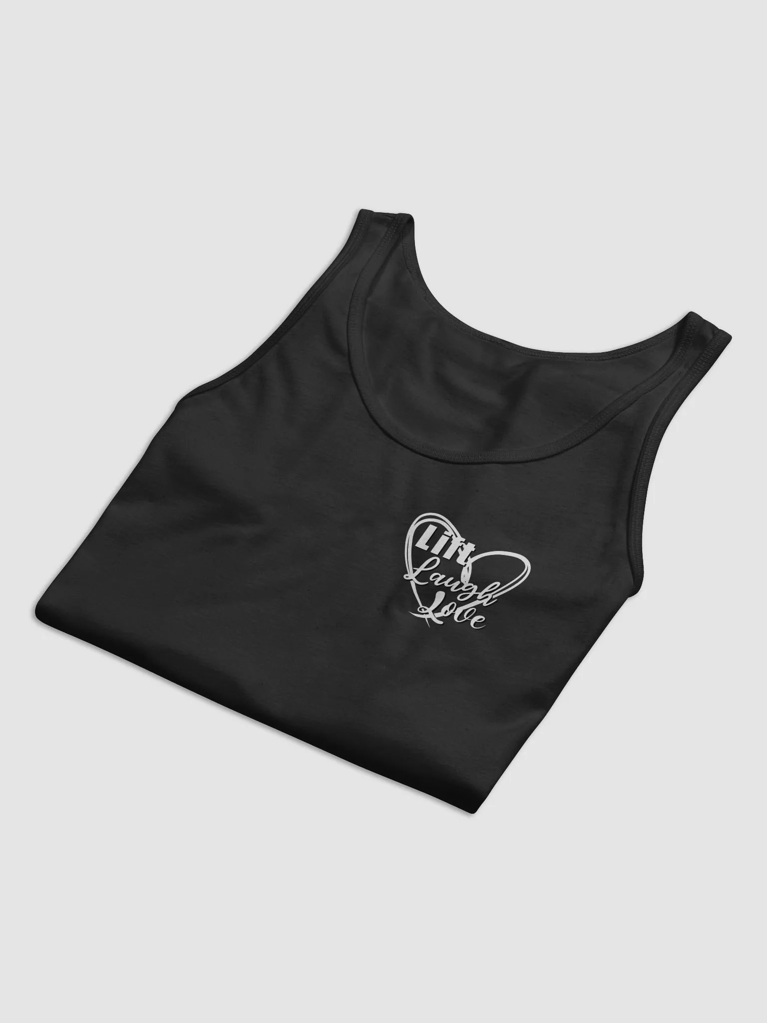 Lift Laugh Love Light Mode Scribble Heart Tank Top product image (21)