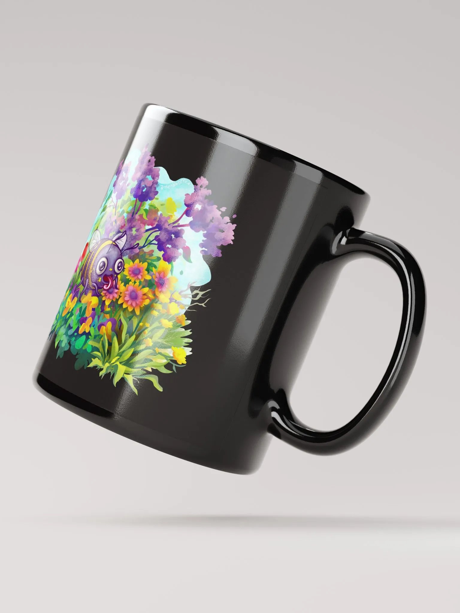 Gettin' Pollenated Black Mug product image (1)