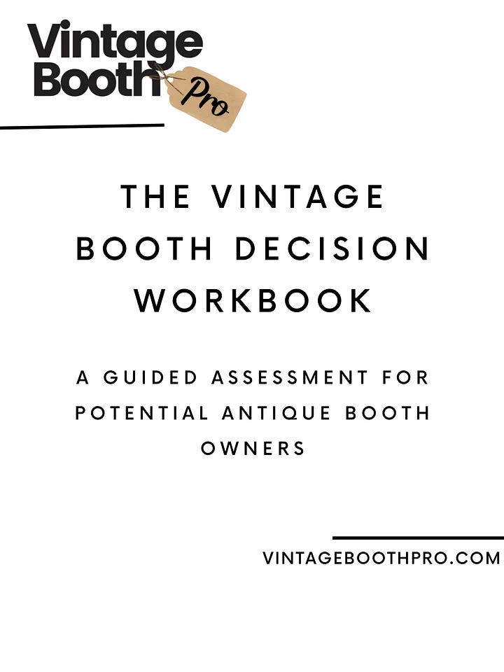The Vintage Booth Decision Workbook product image (1)