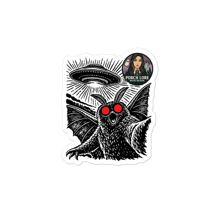 MOTHMAN SELFIE VINYL DECAL product image (2)