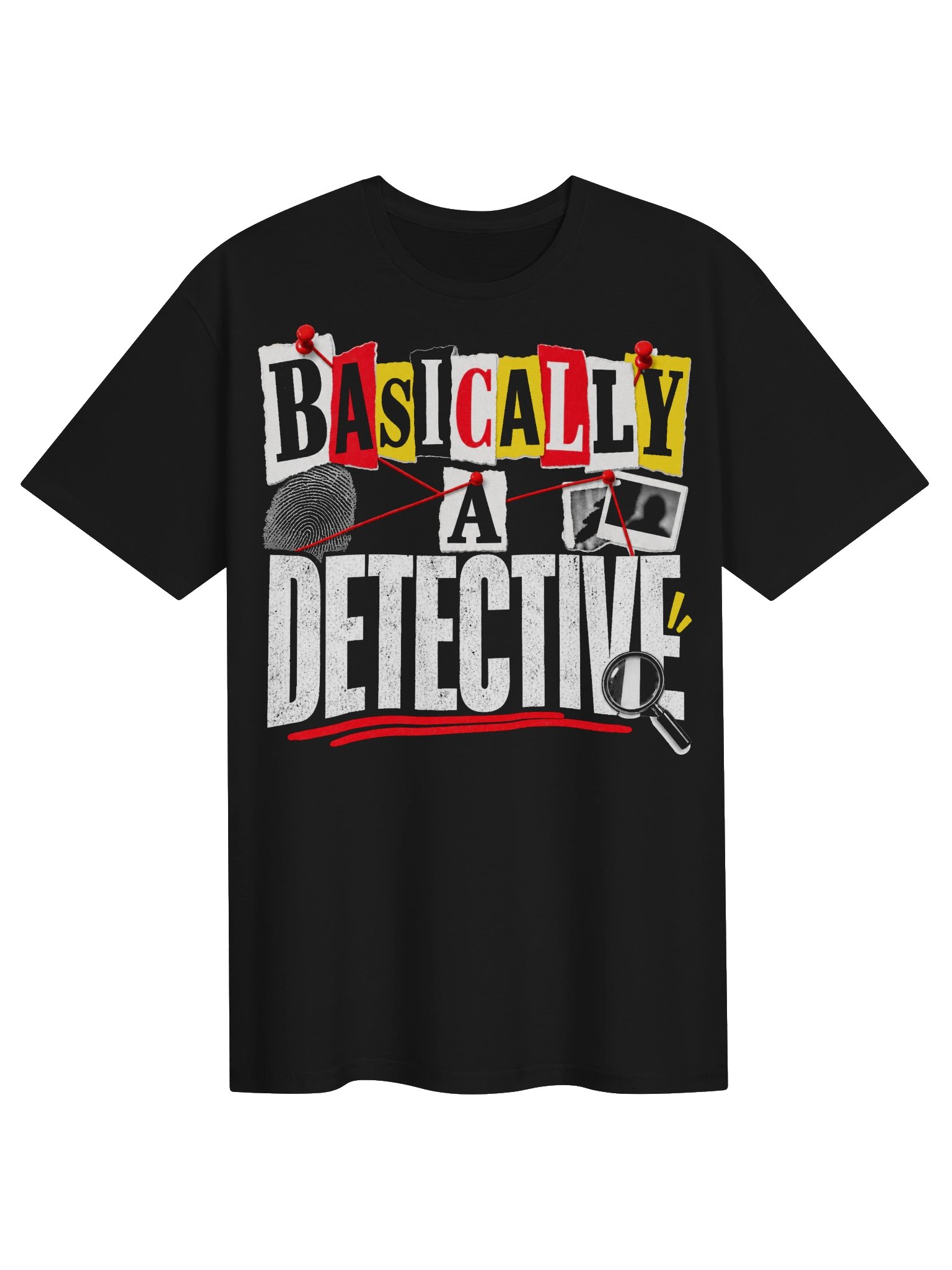 Basically a Detective True Crime T-Shirt product image (3)