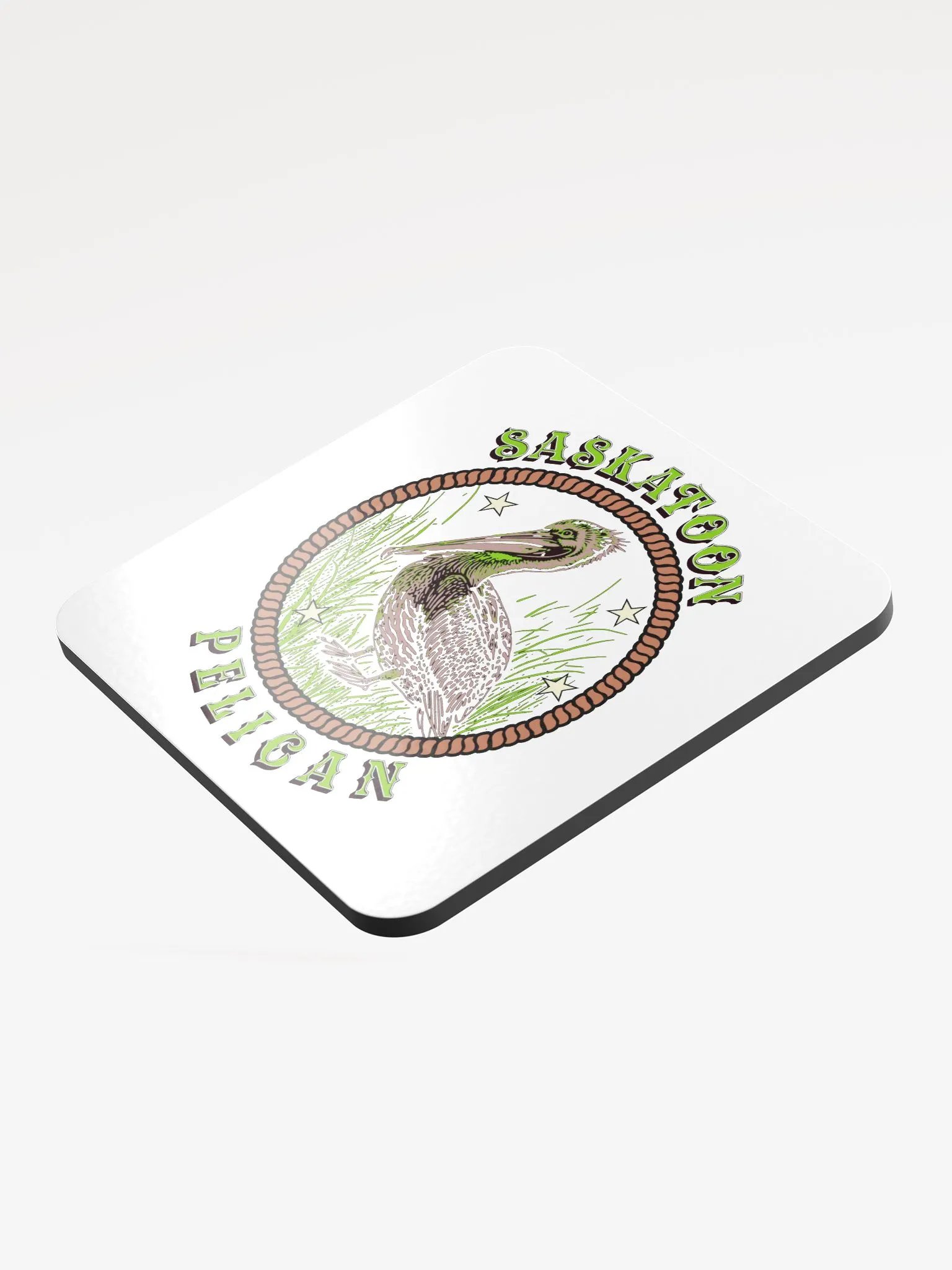 Saskatoon Pelican Cork Coaster Set product image (4)