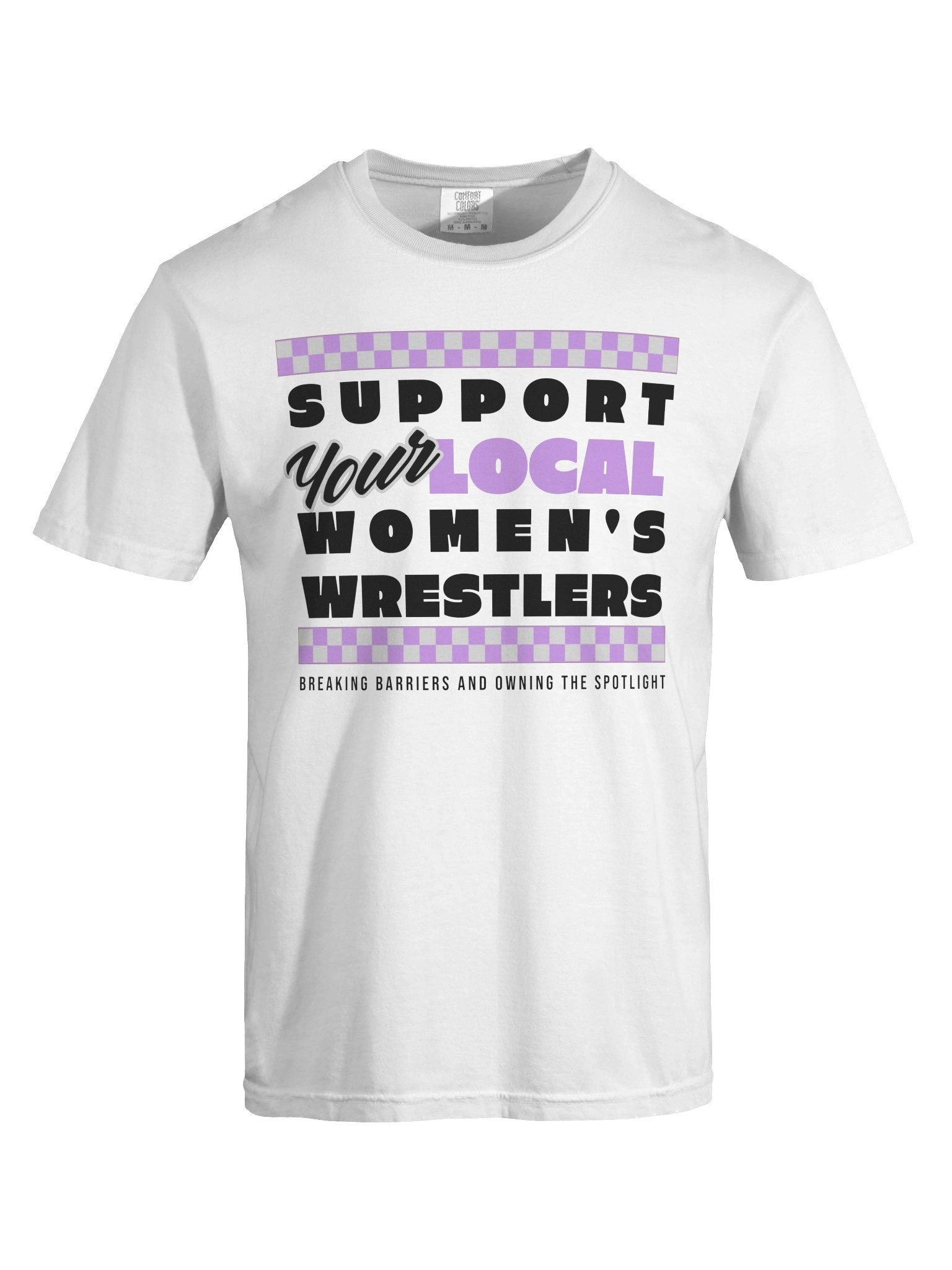 Support Your Local Women's Wrestlers Short Sleeved T-Shirt product image (5)