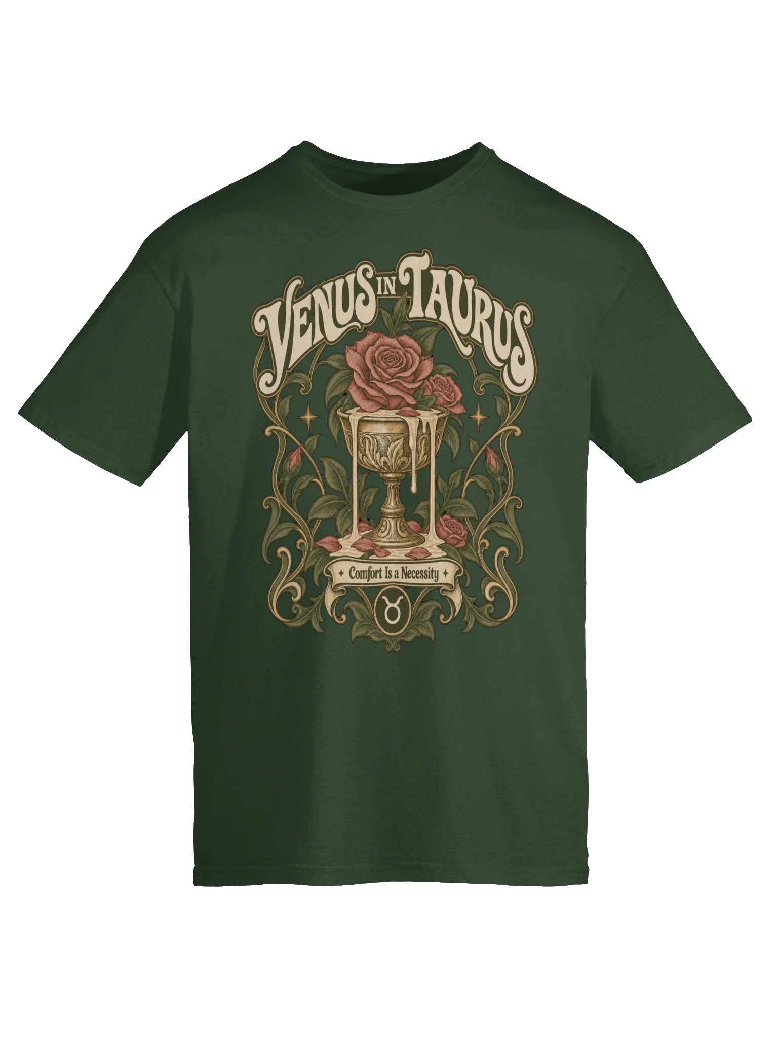 Venus in Taurus Comfort Is a Necessity Tee product image (55)