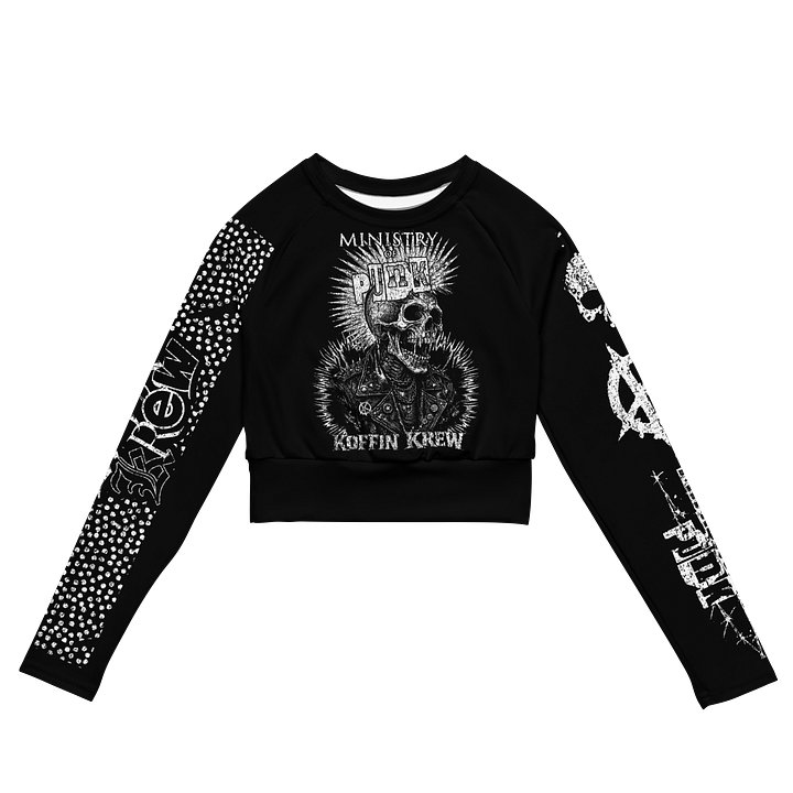 Punk Rotten L/S Crop Top product image (1)