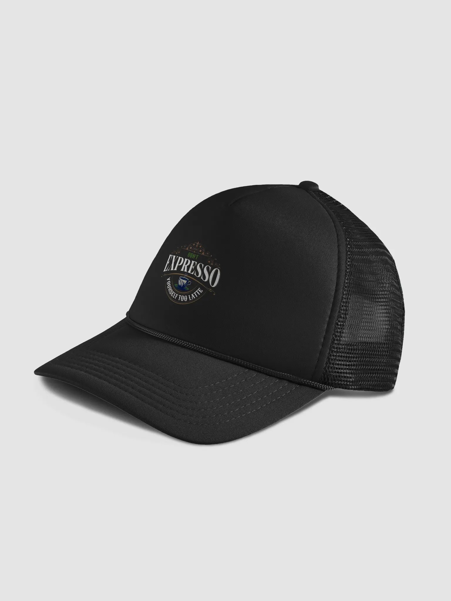 Vintage Expresso Cafe Foam Trucker Hat product image (4)