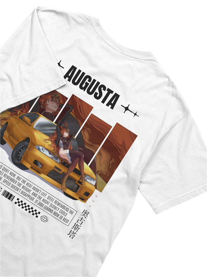 Augusta JDM T-Shirt (Light Colors) | WuWa Anime Streetwear product image (2)