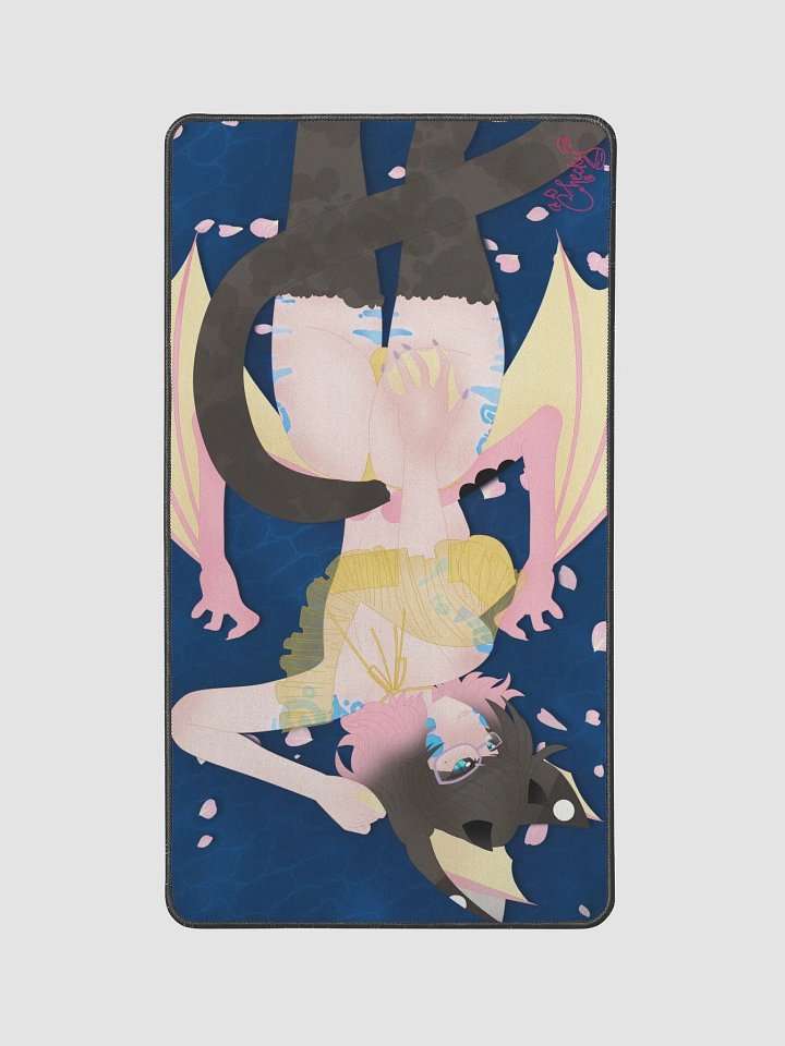 CheckyNyanChan Pinup Desk Mat V2 product image (2)