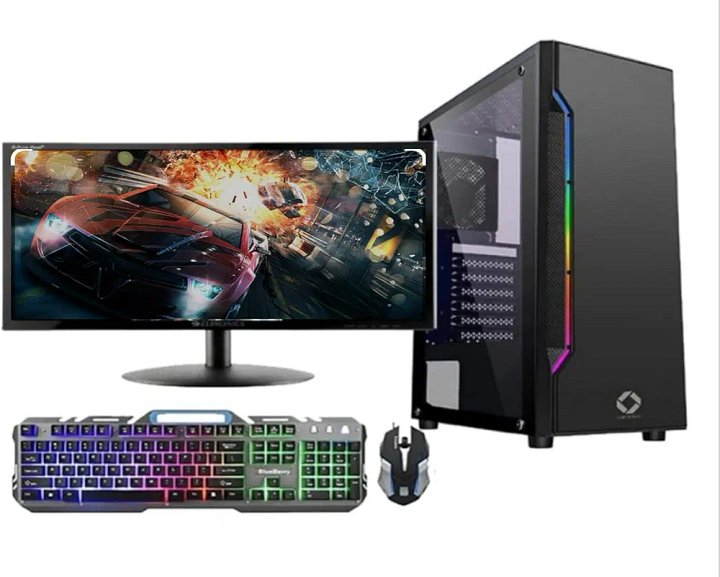ZONIX I7 Gaming pc Full Setup Desktop complete computer system( Core i7 860 Processor/DDR3 8GB Ram/512GB SSD/GT product image (1)