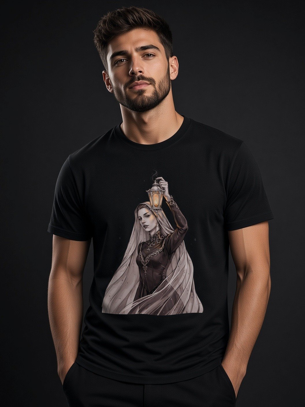 The Guiding Light // Lantern Witch Heavyweight Tee product image (2)