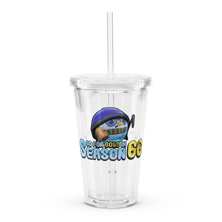 Marbles - Season 66 - Double Wall Clear Plastic Tumbler product image (1)