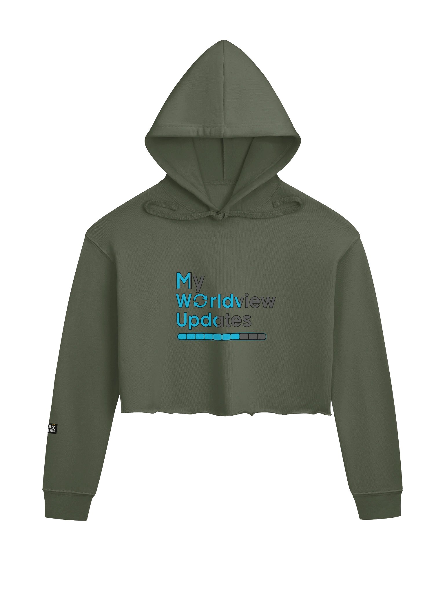 My Worldview Updates - Fleece Crop Hoodie product image (5)