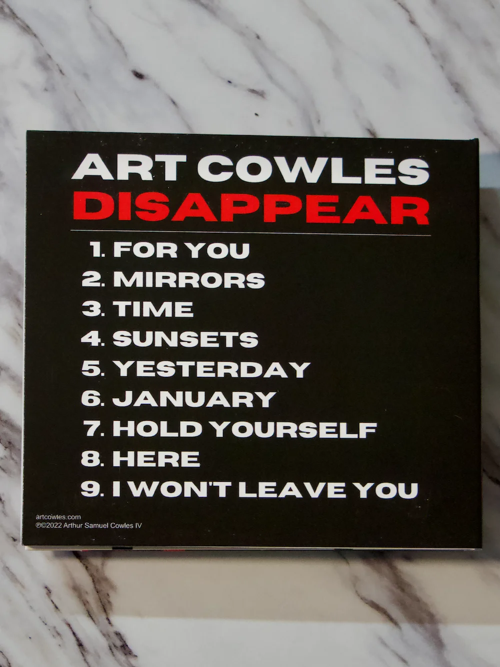 Disappear CD product image (2)