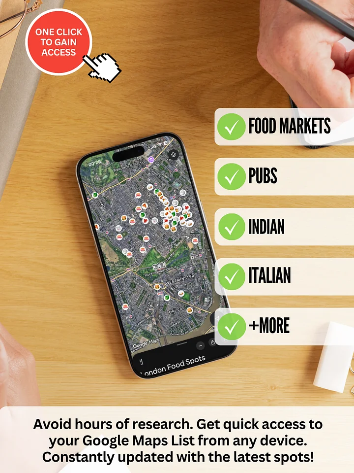 London Food Spots: 80+ Best Locations (Instant Google Maps Digital List) product image (2)