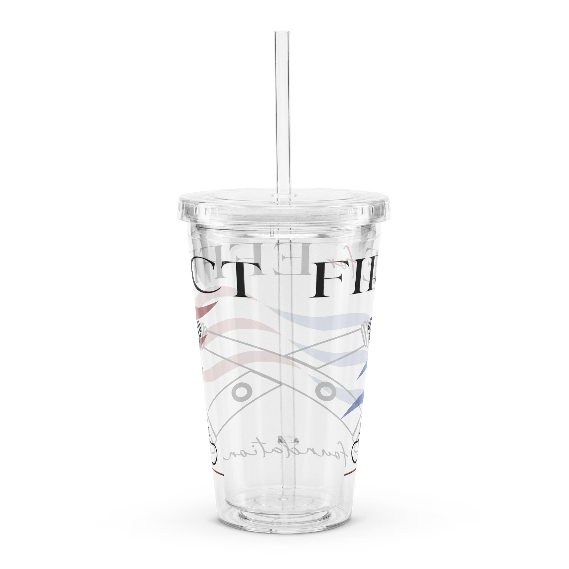 Double Wall Clear Plastic Tumbler (16 oz) product image (2)