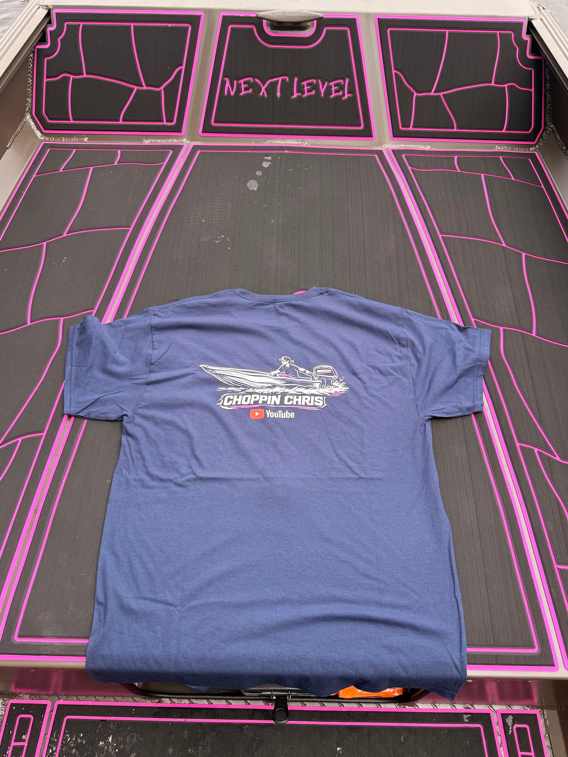 CHOPPIN CHRIS T-SHIRT BLUE product image (2)