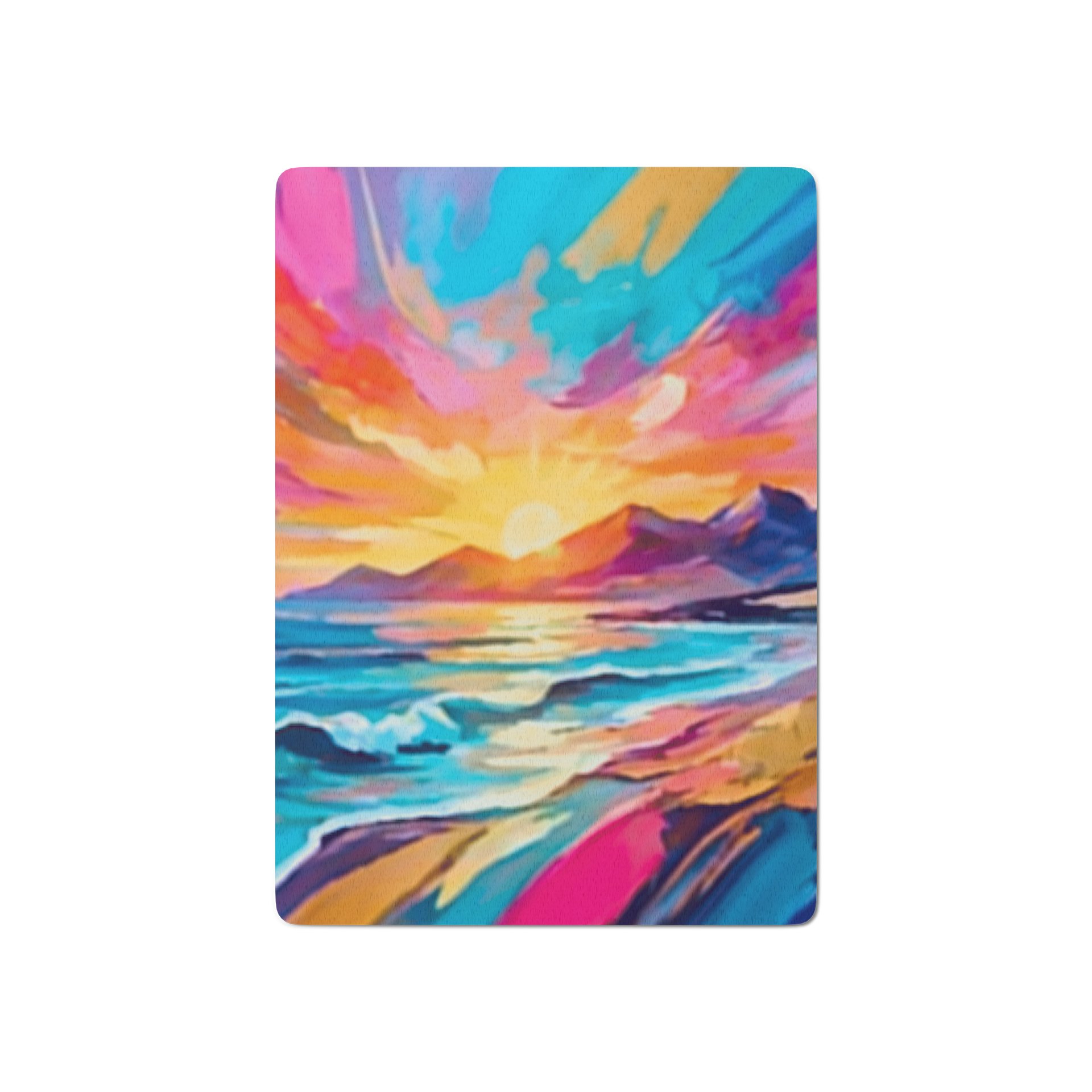Seaside Sunset Poker Deck — Bright and Alive by CJ product image (1)