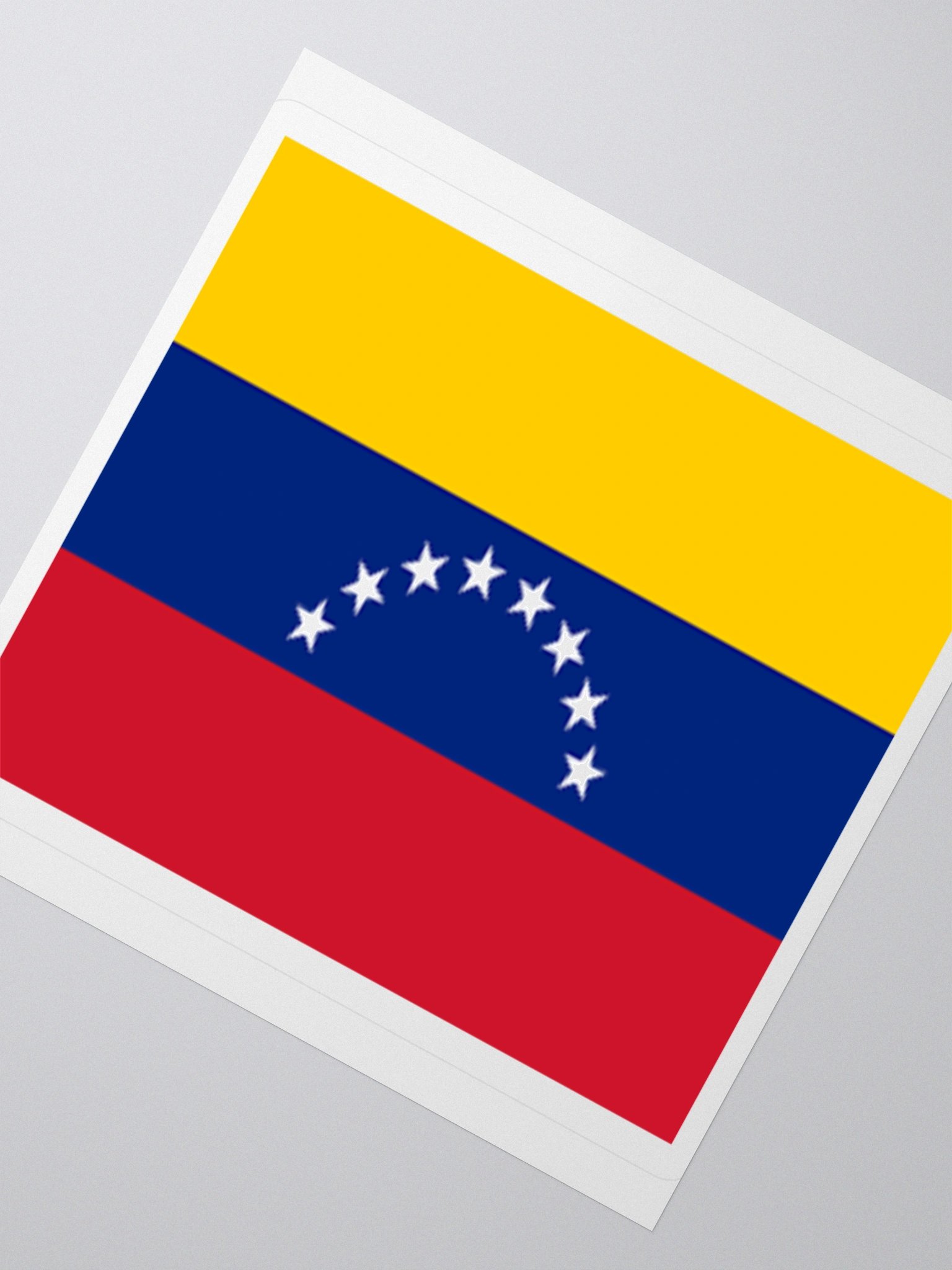 Venezuela Flag Sticker | Seven Stars Coat of Arms Design | Durable Vinyl | 3 Sizes product image (5)