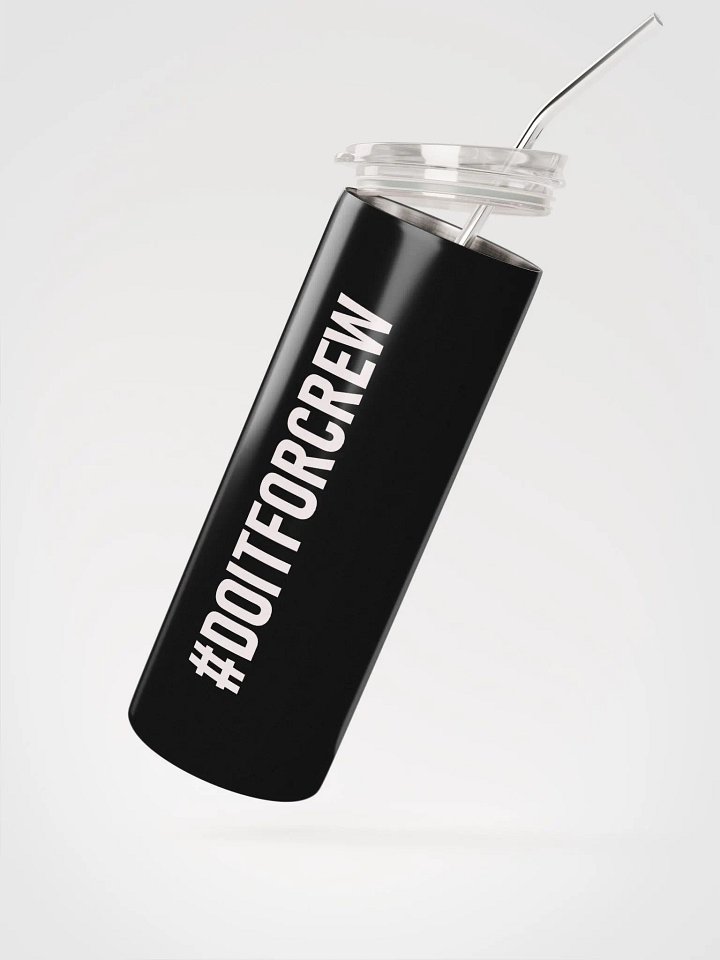 20 oz #DOITFORCREW - High End Travel Tumbler- Black product image (2)