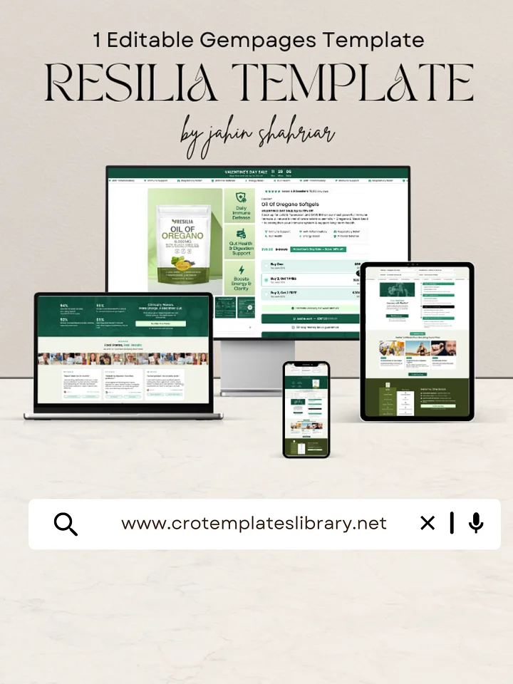 Resilia Gempages Template product image (1)